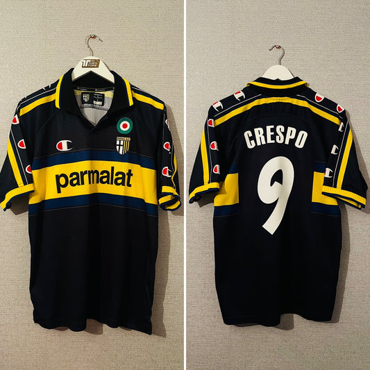 Parma away football shirt 1999/2000 Crespo Large