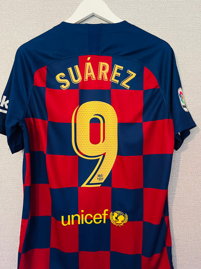 Barcelona home football shirt 2019/20 Suarez Large