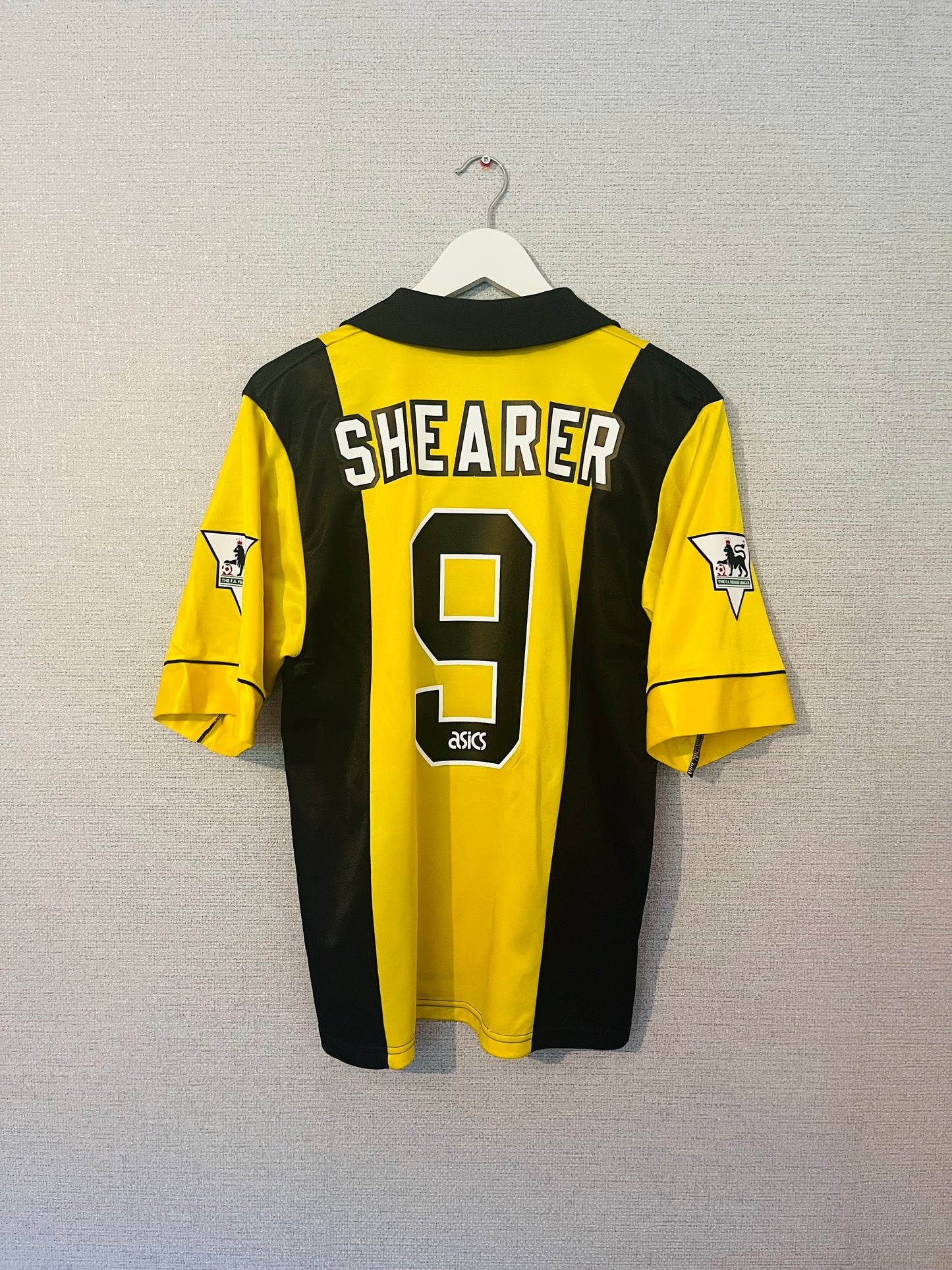 Blackburn Rovers third football shirt 1993/95 Shearer Medium