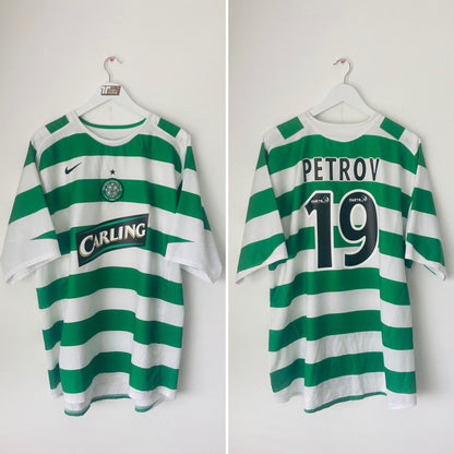 Glasgow Celtic home football shirt 2005/06 Petrov XXL