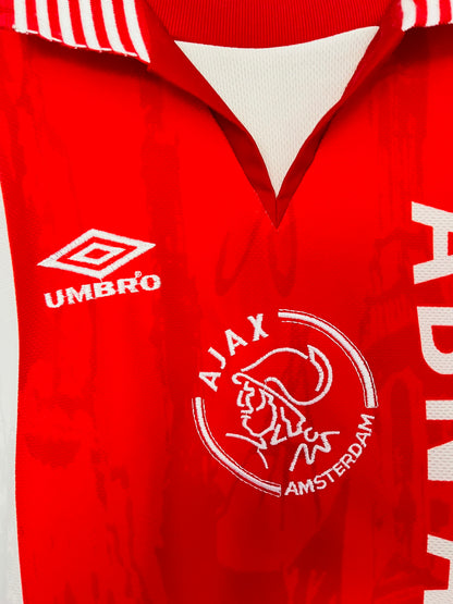 Ajax home football shirt 1996/97 Litmanen XL