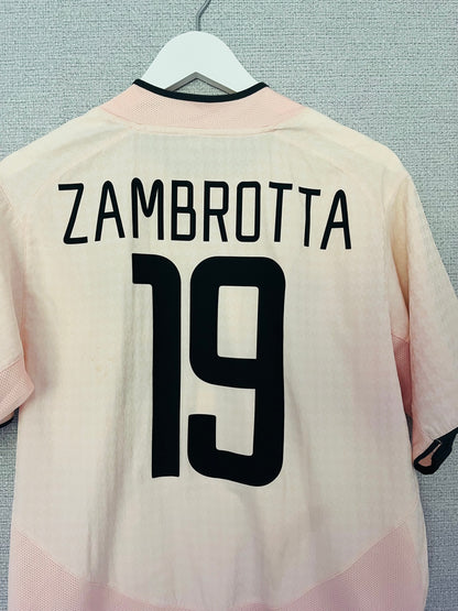 Juventus away football shirt 2003/04 Zambrotta Medium