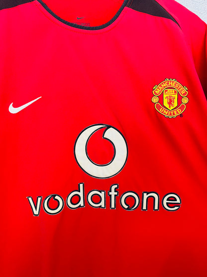 Manchester United home football shirt 2003/04 CR7 Large