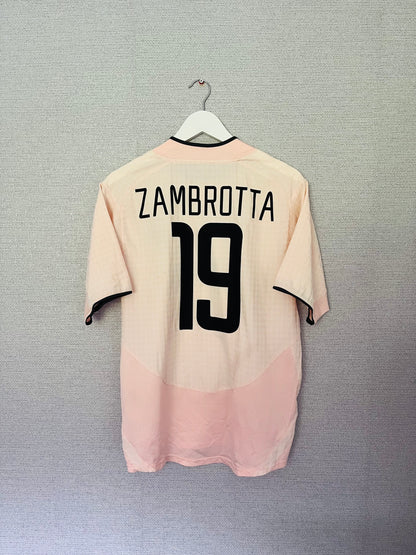 Juventus away football shirt 2003/04 Zambrotta Medium
