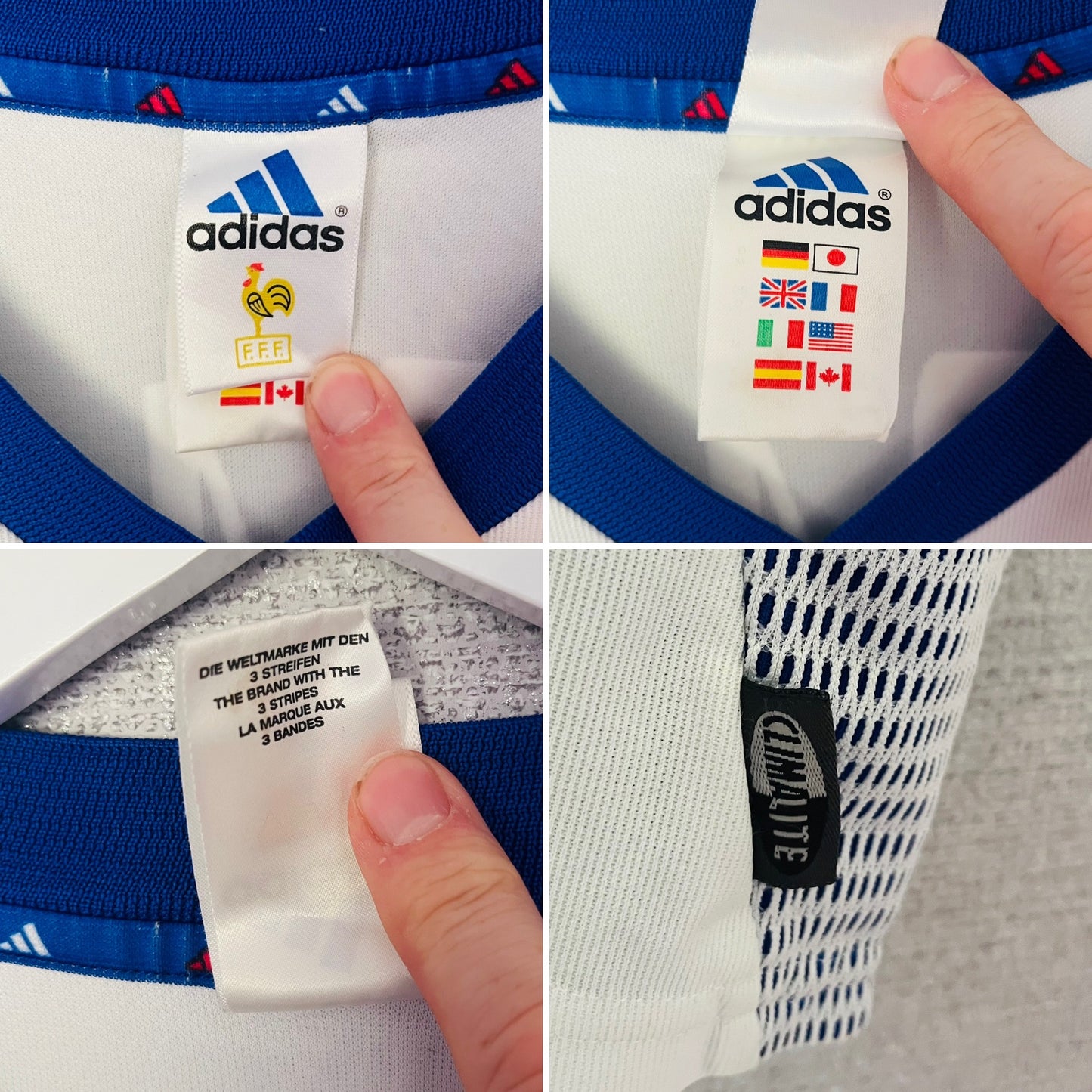 France away football shirt          W/C 2002 Zidane Large