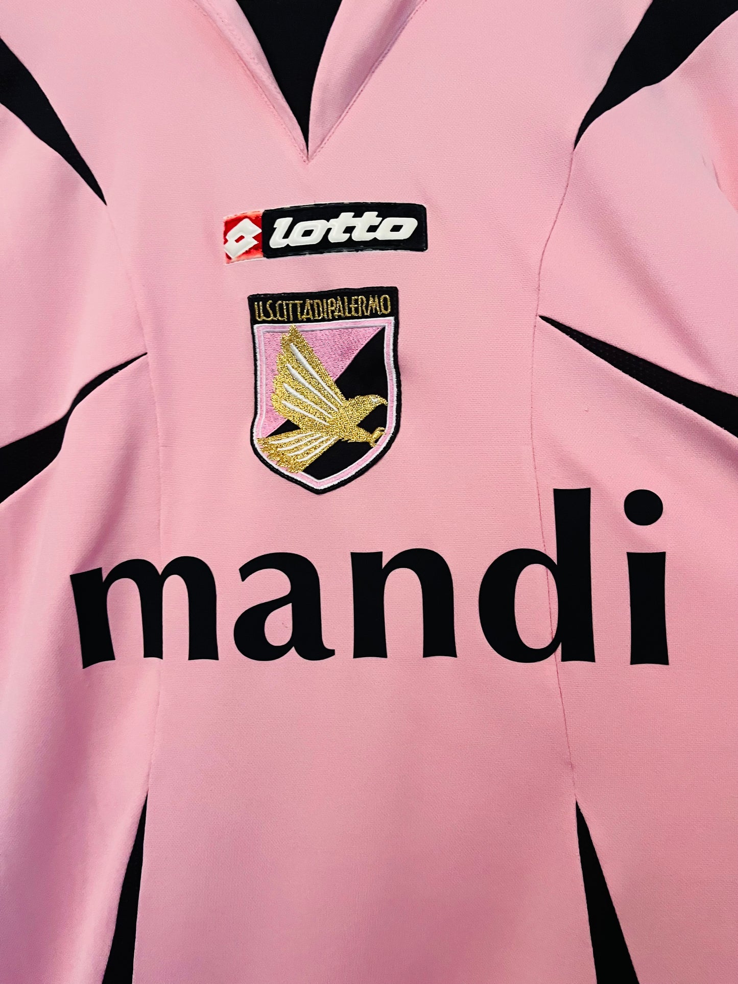 Palermo home football shirt 2006/07 Cavani Large