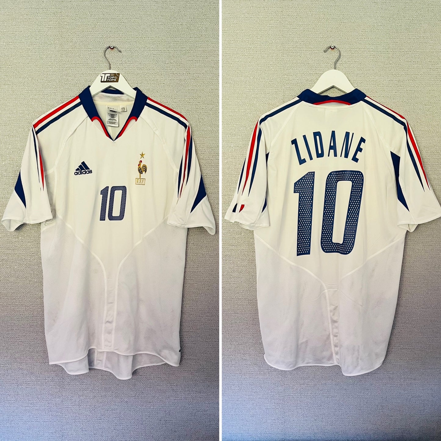France away football shirt 2004/06 Zidane Large