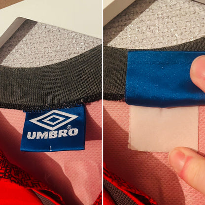 Manchester United home football shirt 1994/95 Giggs Large