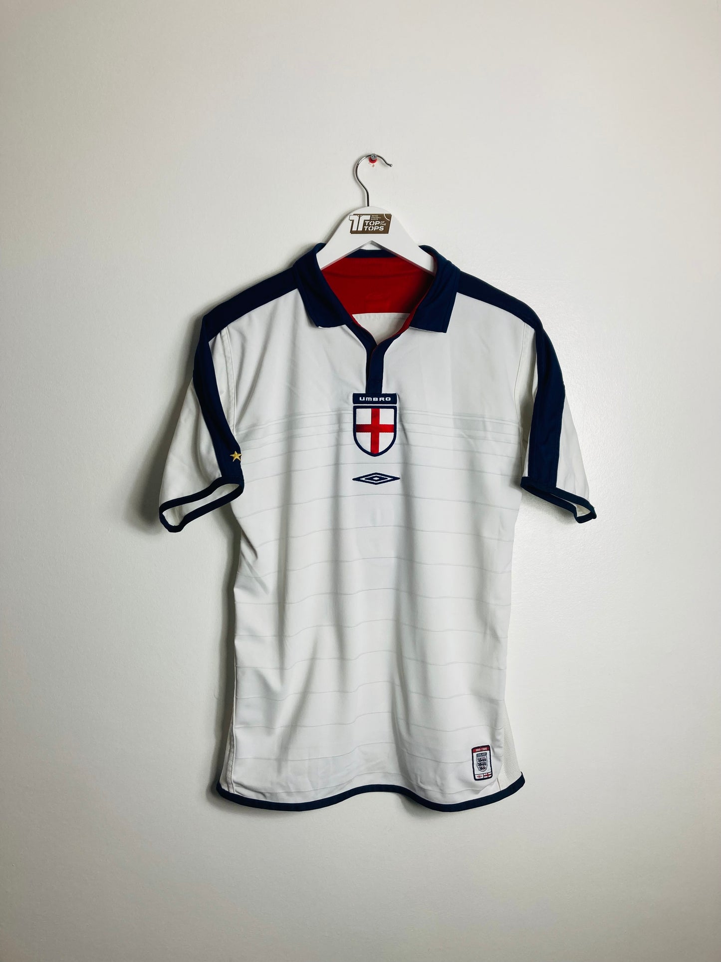 England home football shirt 2003/05 Rooney small