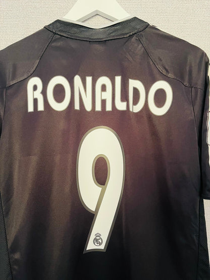 Real Madrid away football shirt 2004/05 R9 Large