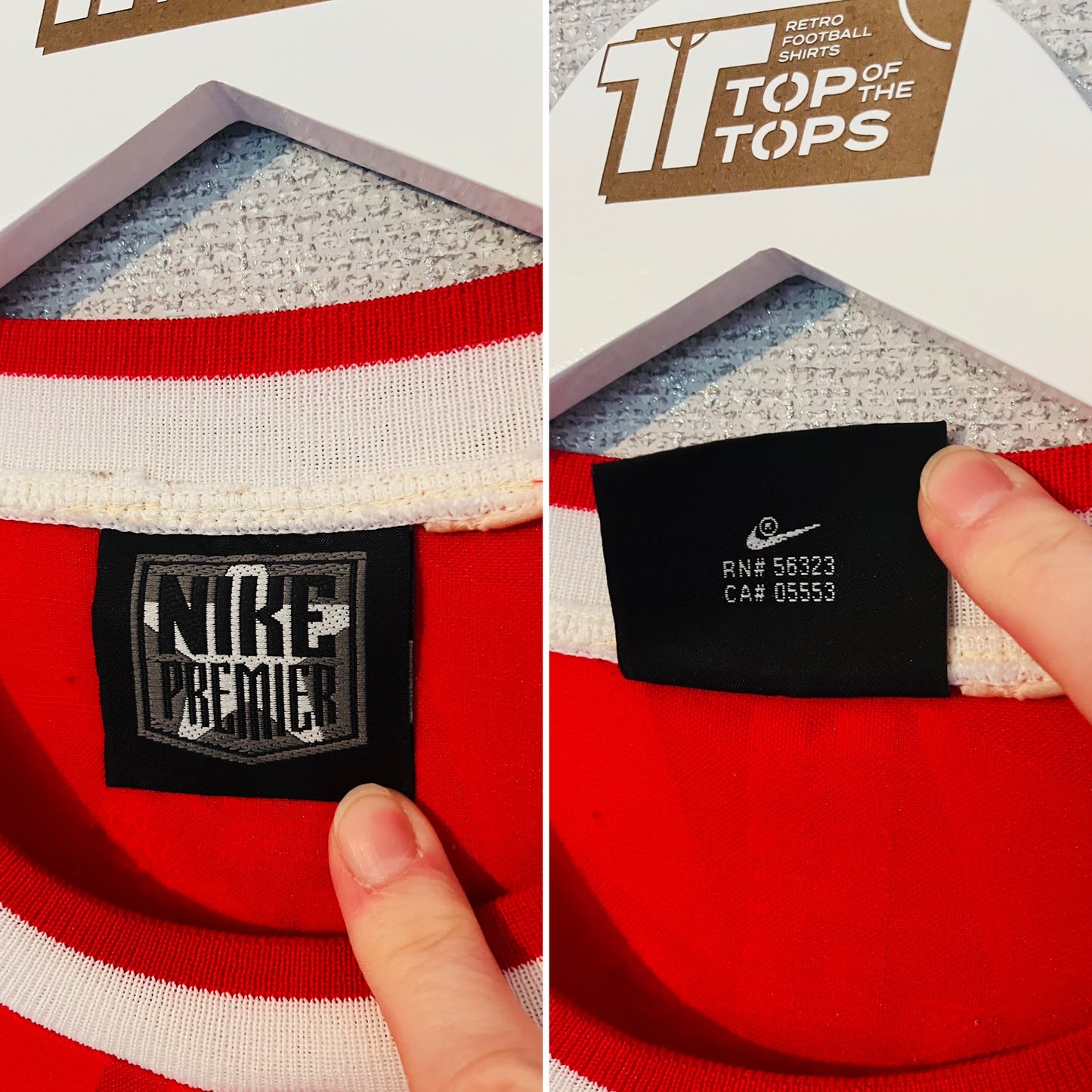 Arsenal home football shirt
1994/95 Wright XL