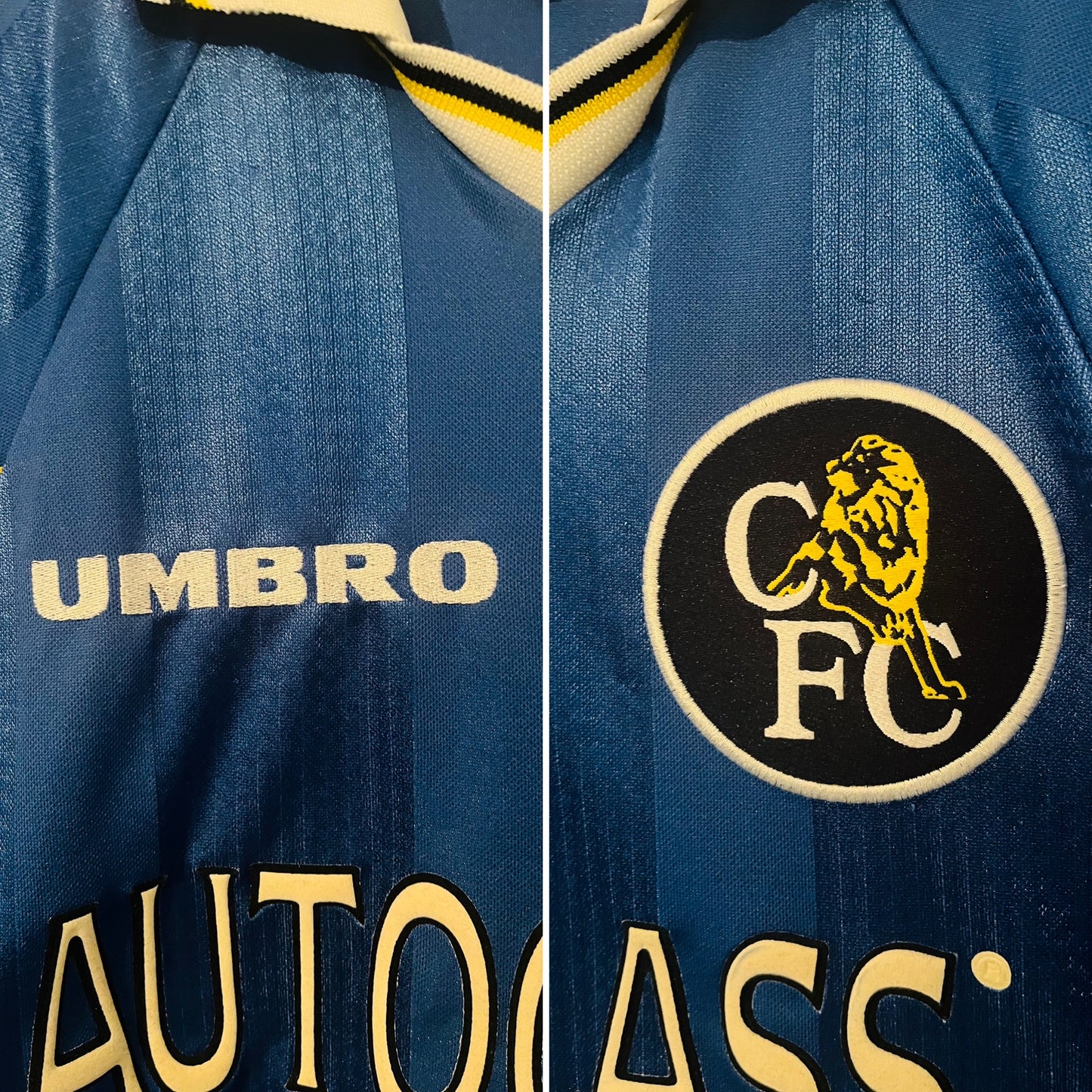 Chelsea home football shirt 1997/99 Gullit Large