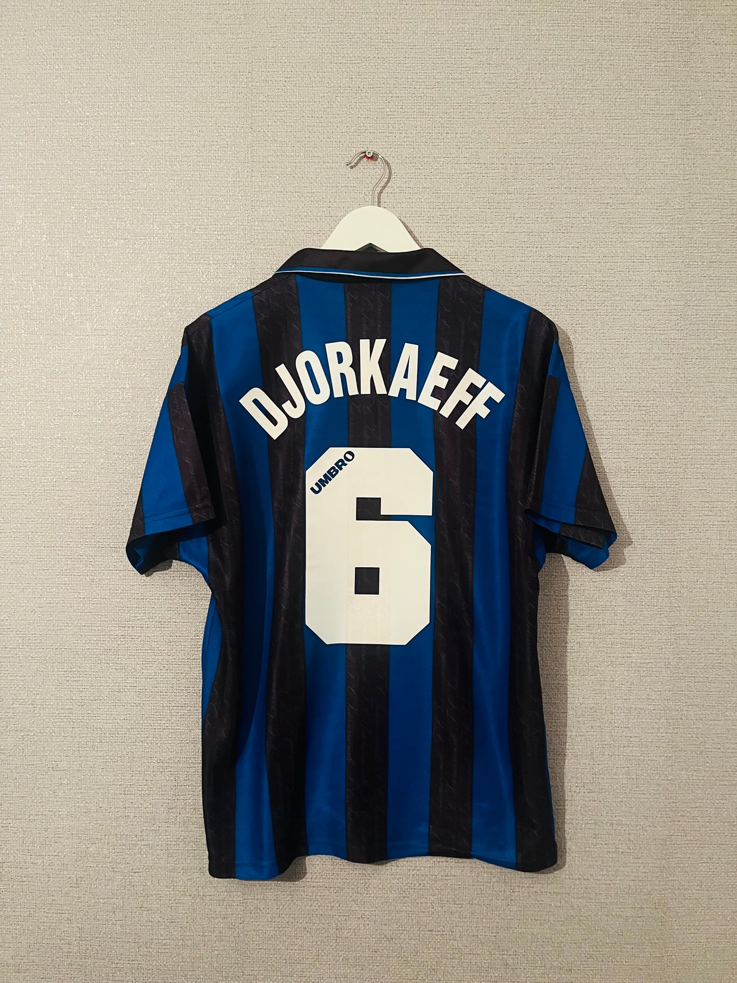 Inter Milan home football shirt 1996/97 Djorkaeff Medium