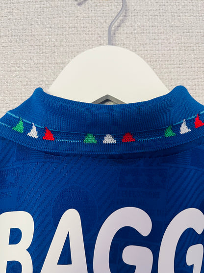 Italy home football shirt W/C 1994 Baggio Medium