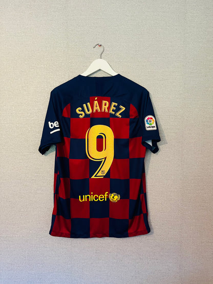 Barcelona home football shirt 2019/20 Suarez Large