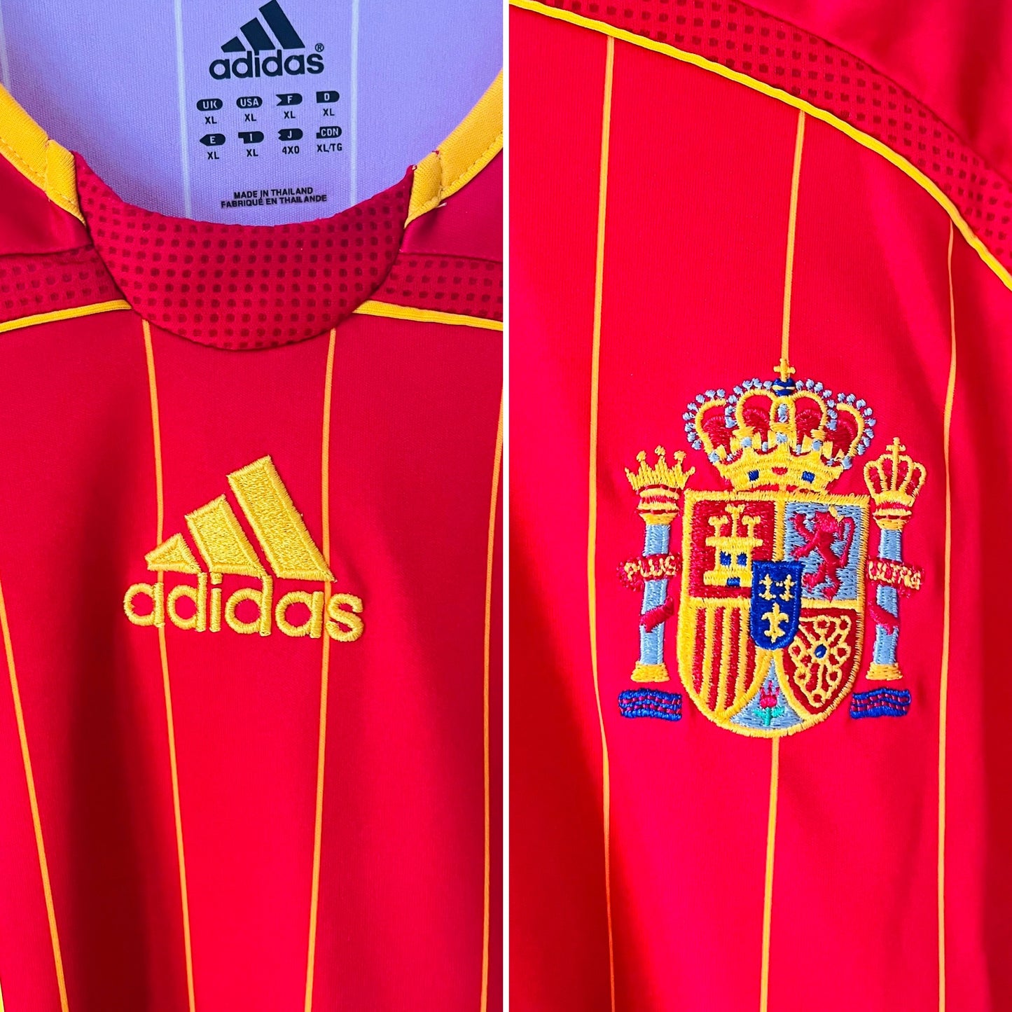 Spain home football shirt            W/C 2006 Alonso XL