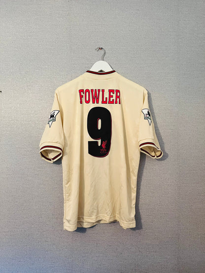 Liverpool away football shirt 1996/97 Fowler Medium