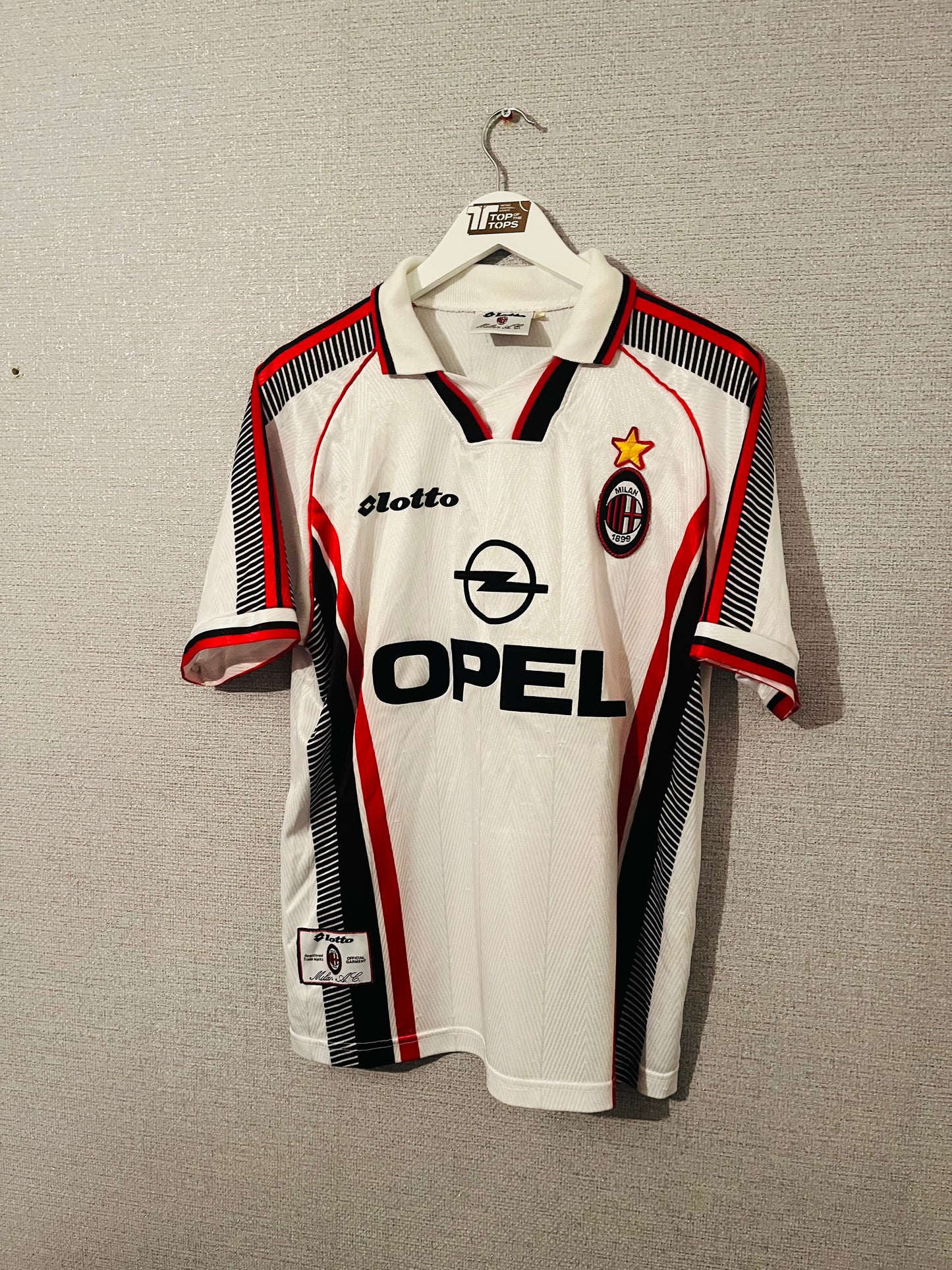 AC Milan away football shirt 1997/98 Maldini Medium
