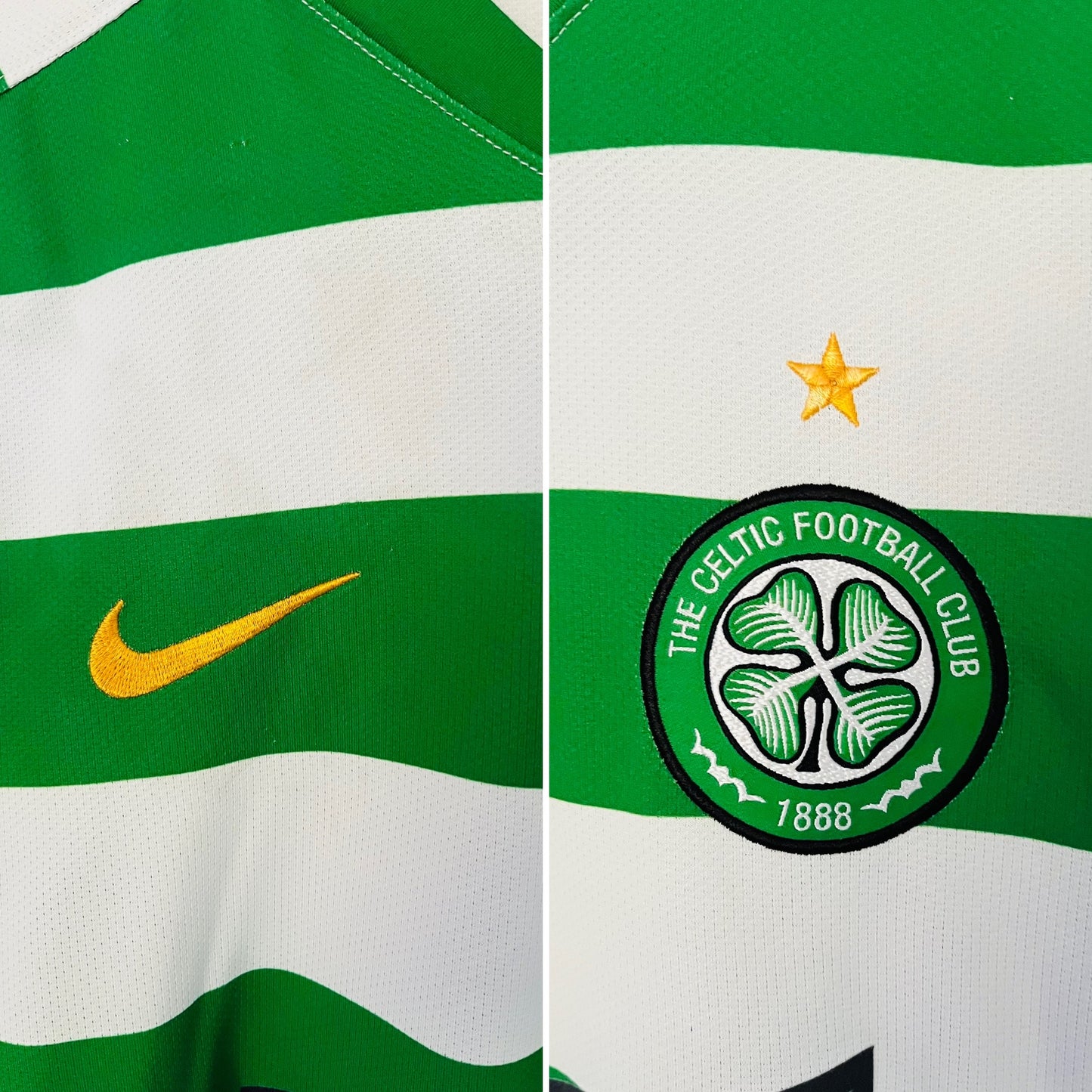 Glasgow Celtic home football shirt 2008/08 Samaras XL