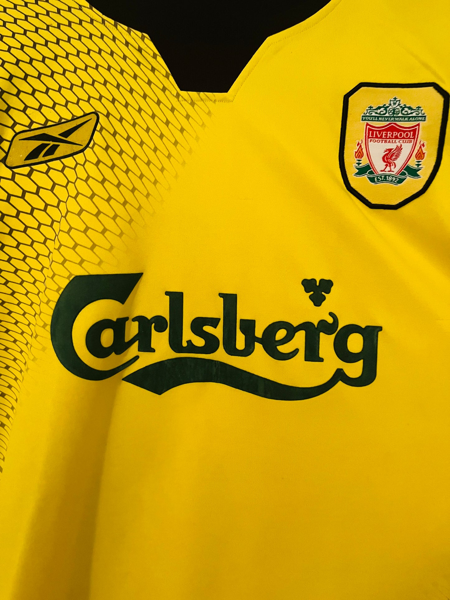 Liverpool away football shirt 2004/05 Gerrard XL