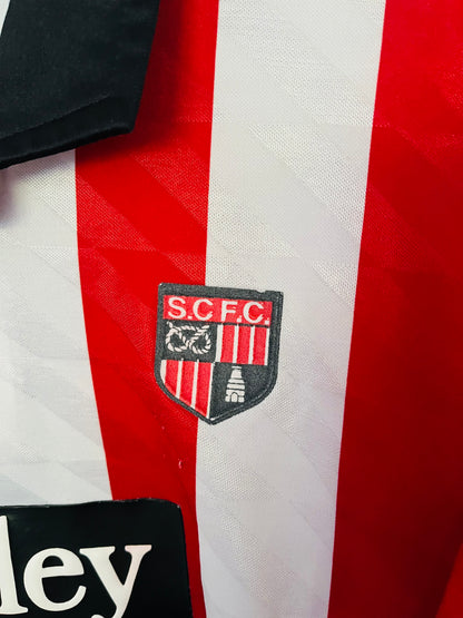 Stoke City home football shirt 1990/91 Medium