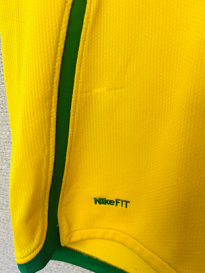 Brazil home football shirt 2008/10 Ronaldinho Medium