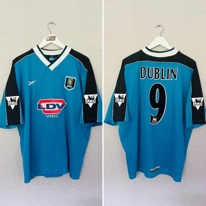 Aston Villa away football shirt 1998/2000 Dublin XXL