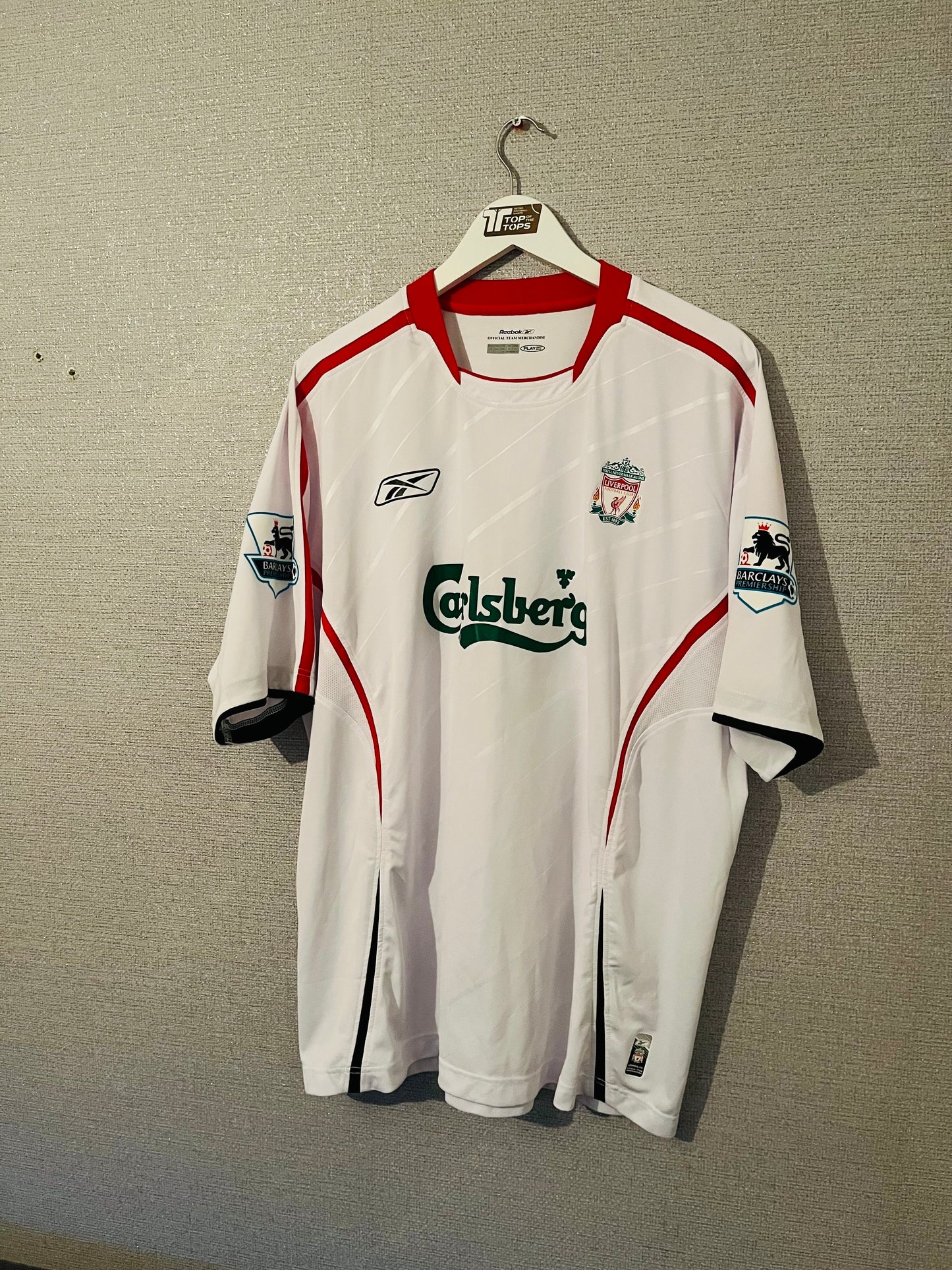Liverpool away football shirt 2005/06 Gerrard XL