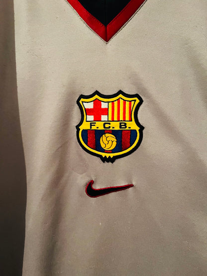 Barcelona away football shirt 1998/99 Kluivert Medium