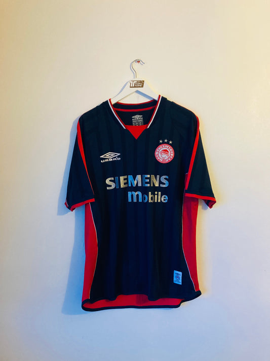 Olympiakos away football shirt 2001/02 Large