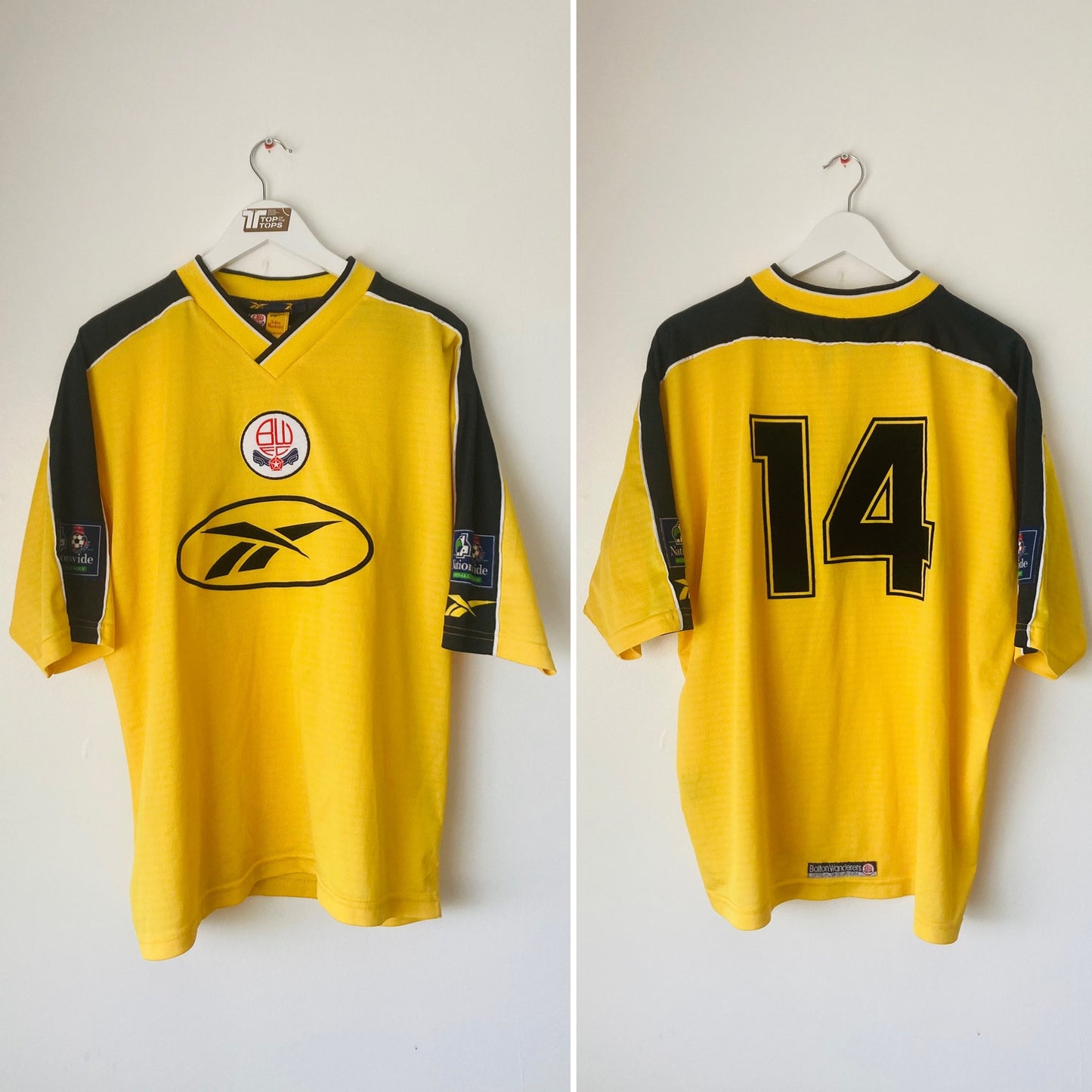 Bolton Wanderers away football shirt (player version)
1998/2000 Johansen XL