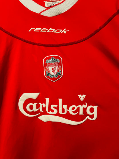 Liverpool home football shirt 2002/04 Gerrard XL