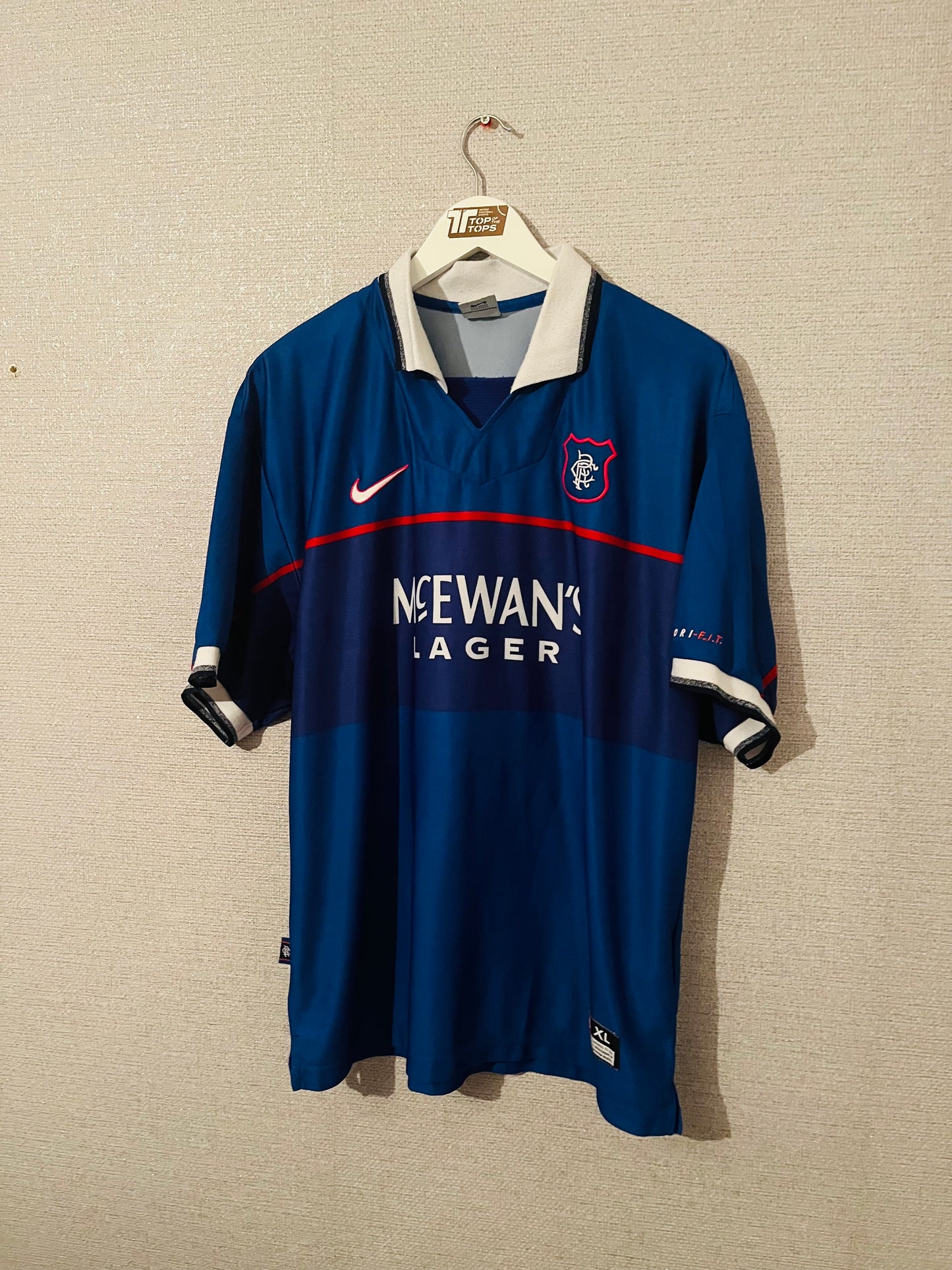 Rangers home football shirt
1997/99 Gazza XL