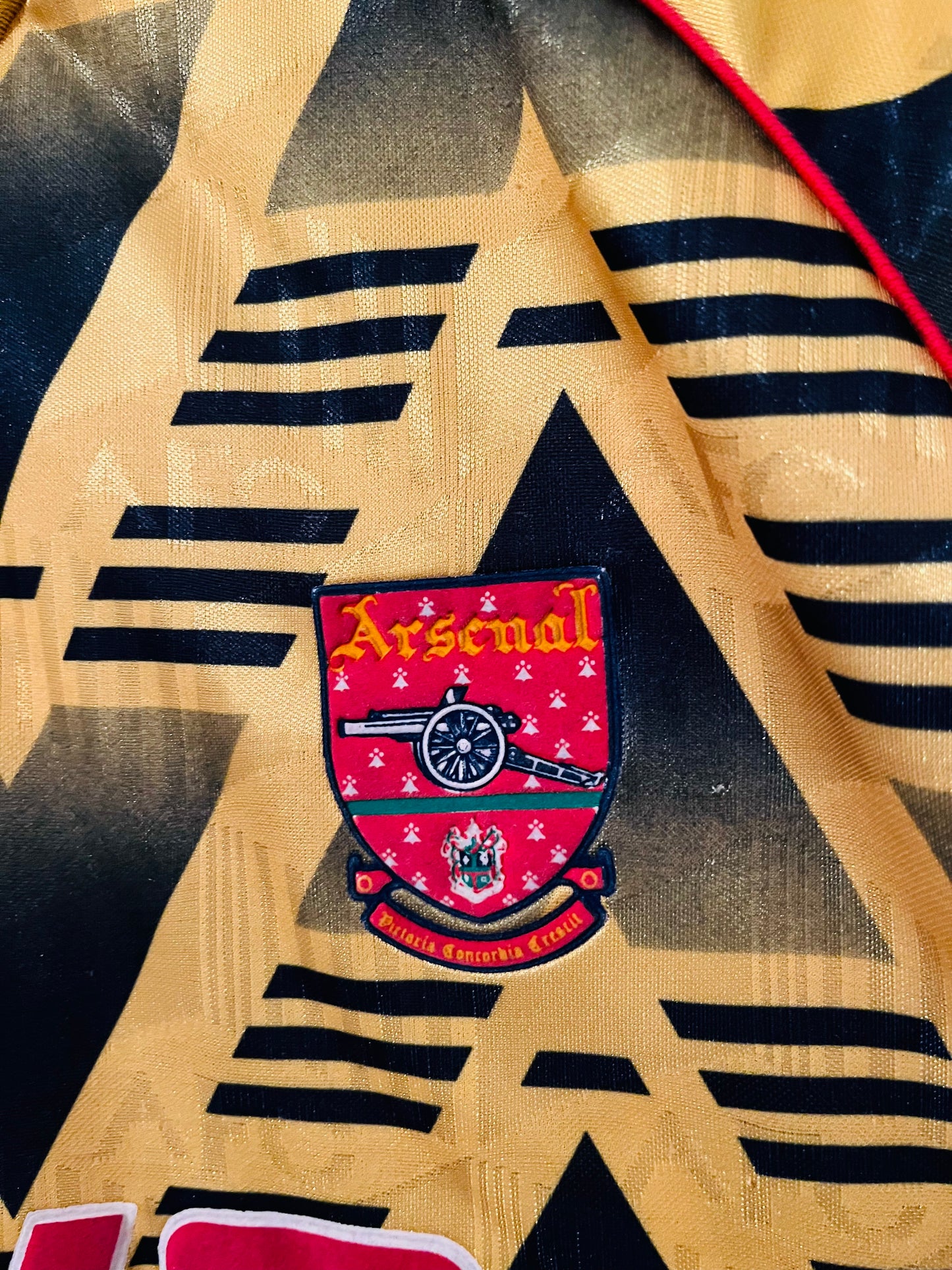 Arsenal away football shirt 1991/93 Medium