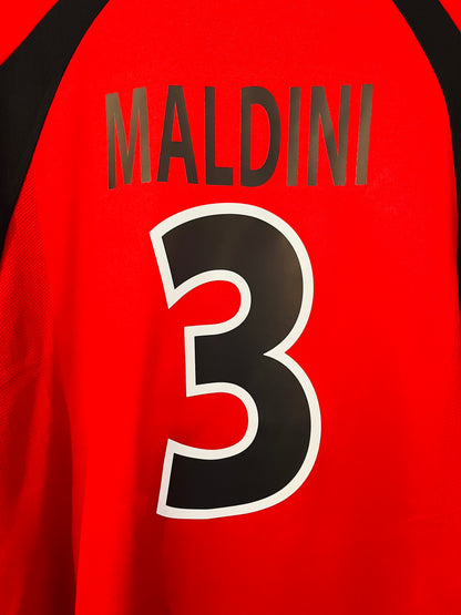 AC Milan third football shirt 2001/02 Maldini Large