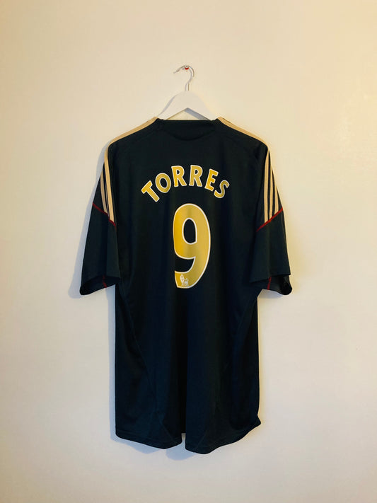 Liverpool away football shirt 2009/10 Torres XXXL