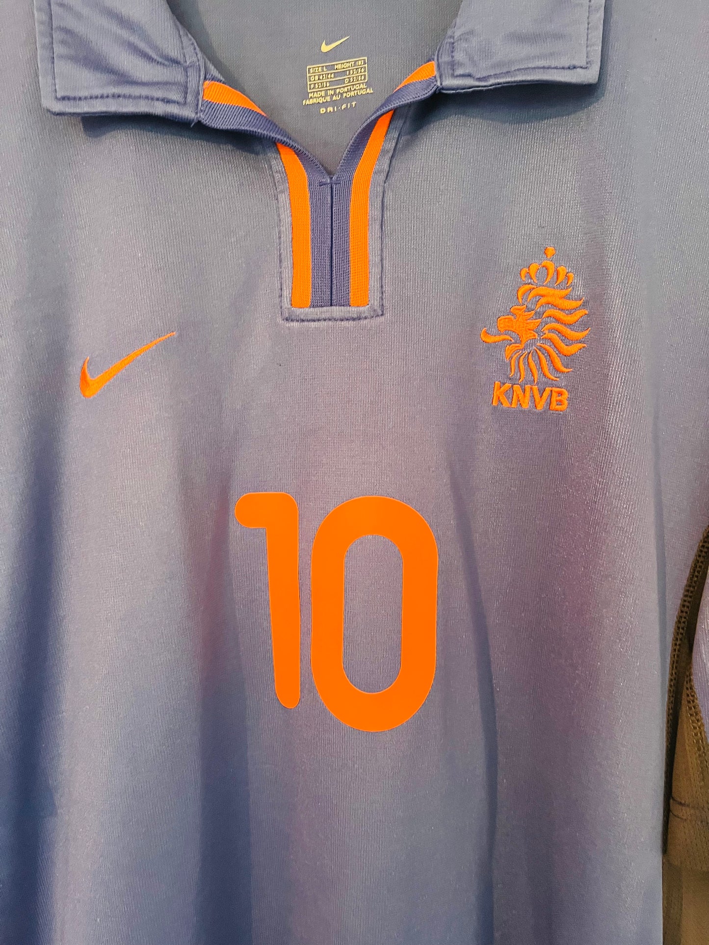 Holland Netherlands away football shirt Euro 2000 Bergkamp Large