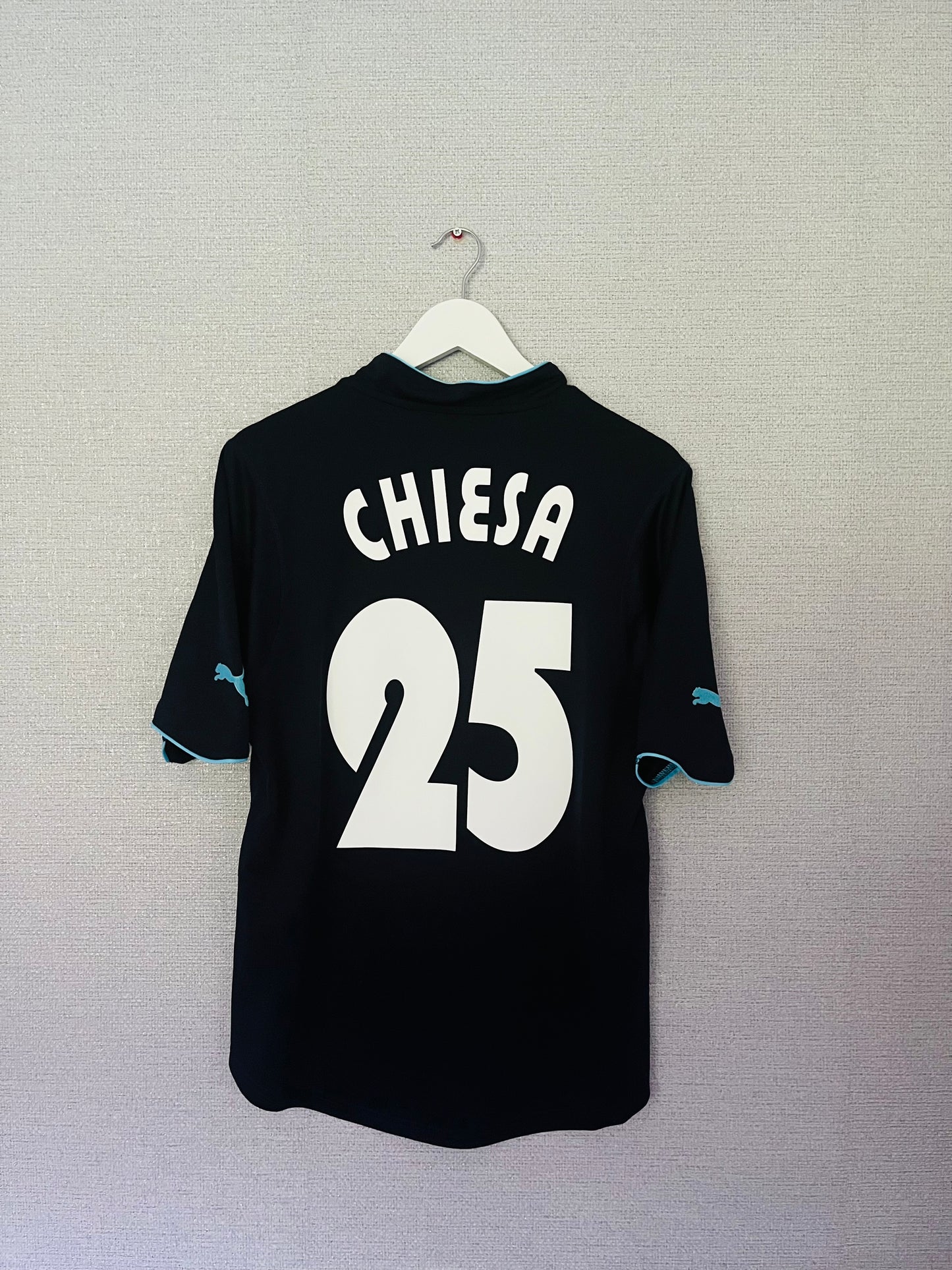 Lazio away football shirt 2002/03 Chiesa Medium