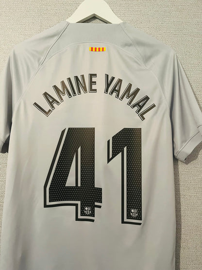 Barcelona third football shirt 2022/23 Lamine Yamal Medium