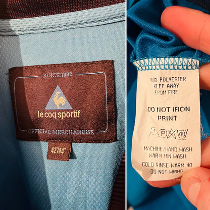 Manchester City home football shirt 2001/02 Wanchope Large