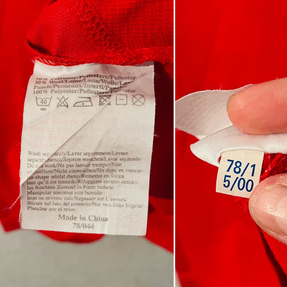 Manchester United home football shirt 2000/02 Beckham Small