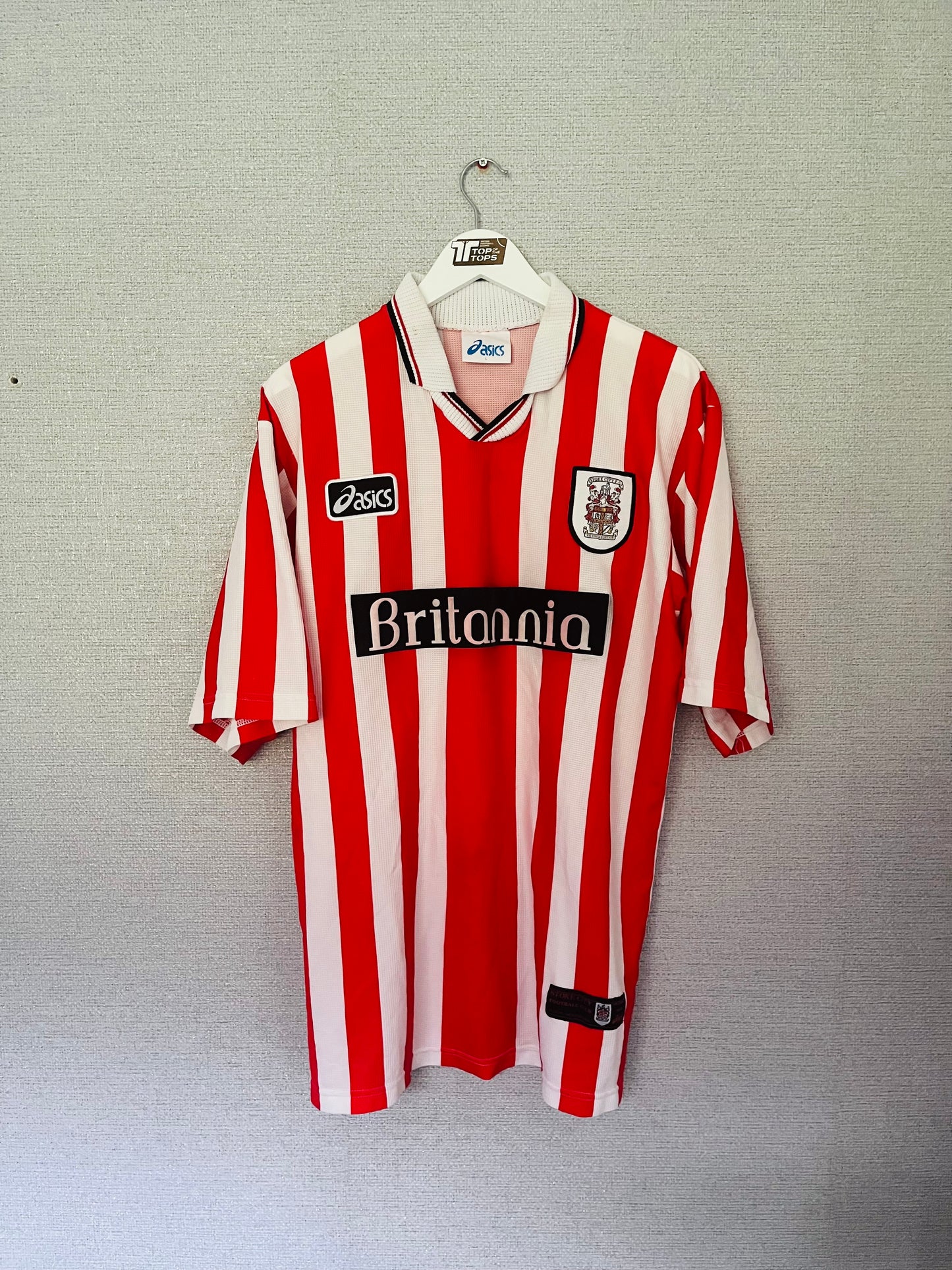 Stoke City home football shirt 1997/99 Large