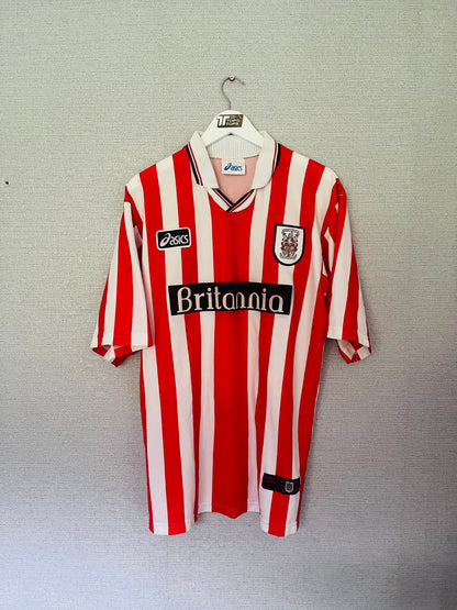 Stoke City home football shirt 1997/99 Large