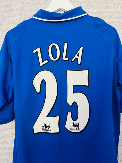 Chelsea home football shirt
2001/03 Zola Large