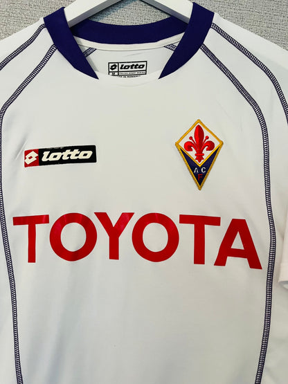 Fiorentina away football shirt 2006/07 Toni Medium