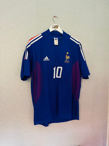 France home football shirt          W/C 2002 Zidane Large