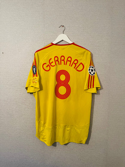 Liverpool away football shirt 2006/07 Gerrard Large