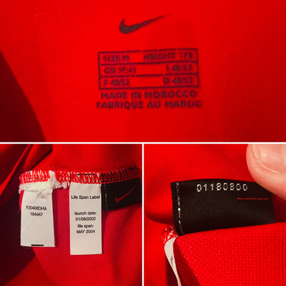 Manchester United home football shirt 2003/04 CR7 medium