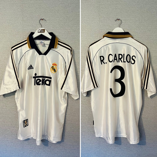 Real Madrid home football shirt 1998/2000 Carlos XL