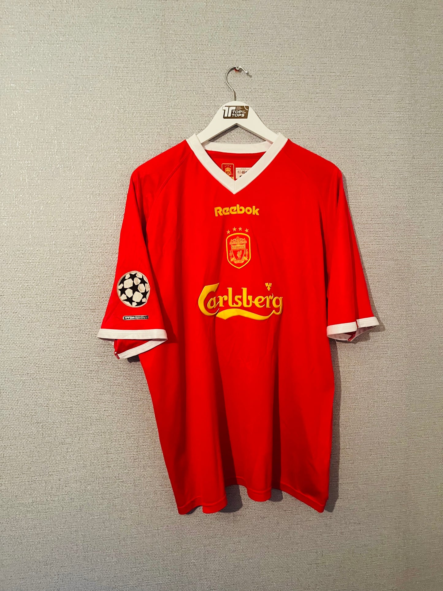 Liverpool home football shirt 2001/03 Gerrard XL